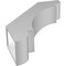 Ekena Millwork 5 1/2-in. W x 22-in. D x 28-in. H Olympic Architectural Grade PVC Knee Brace BRCP055X22X28OLY - alternate 6